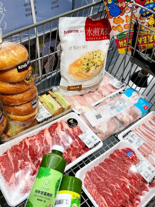 Costco开市客发售产品种类繁多，各款急冻食品、面包及冻肉等当然也可找到。 （图片来源：小红书）