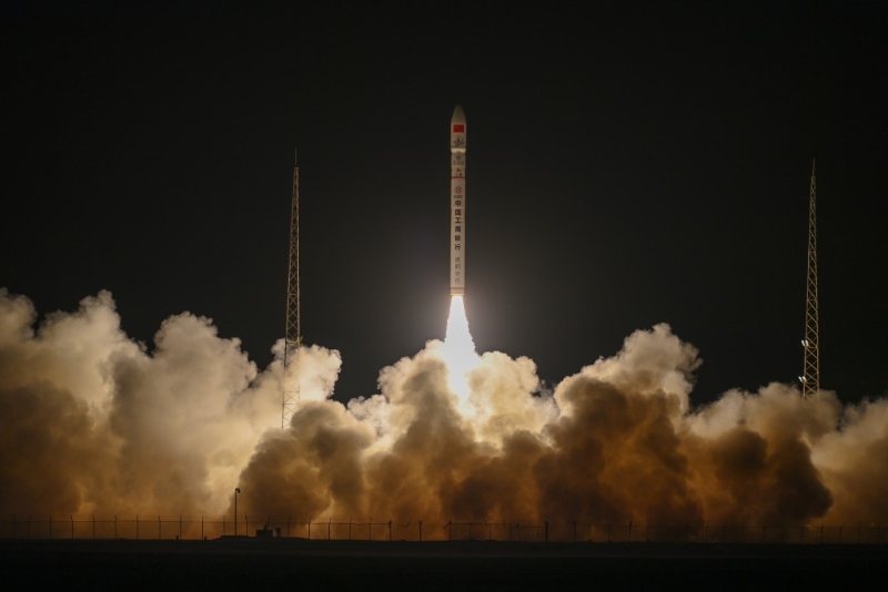 谷神星一号系列商业运载火箭取得的第10次成功发射。新华社