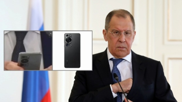 俄外长被网曝将iPhone替换华为P60 Pro，去年已戴华为手表
