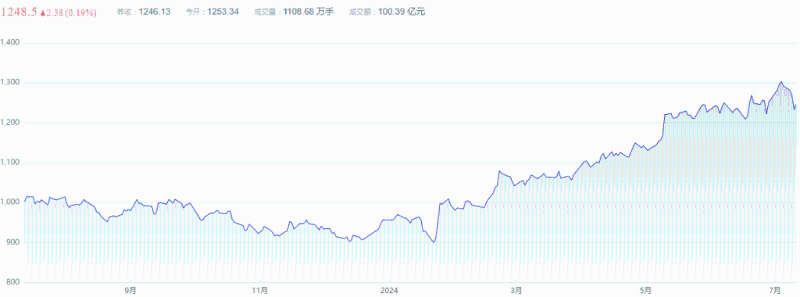 中证国新港股通央企红利指数过去一年表现